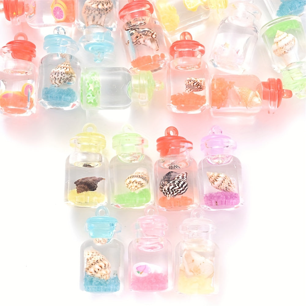 Luminous Bottle Macaron Pendants