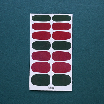 1 Sheet Christmas Nail Wrap Stickers