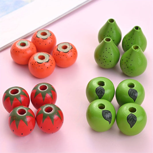 Fruit Series Wooden Beads