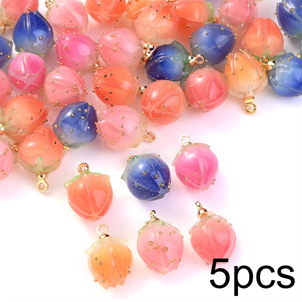 Acrylic Flower Bud Charms
