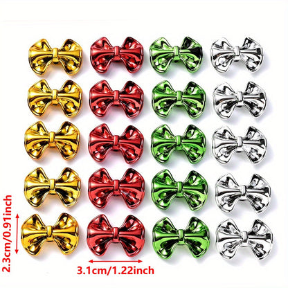 Acrylic Bow Beads