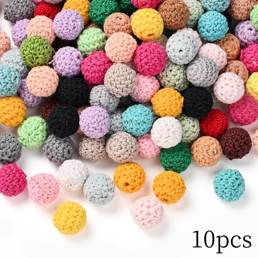 Colorful Mushroom Acrylic Beads