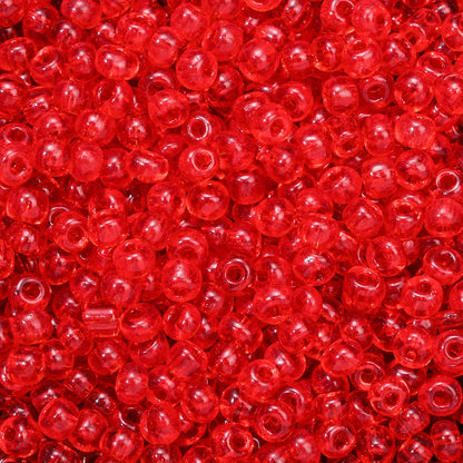 210PCS 4mm Clear Round Glass Spacer Beads