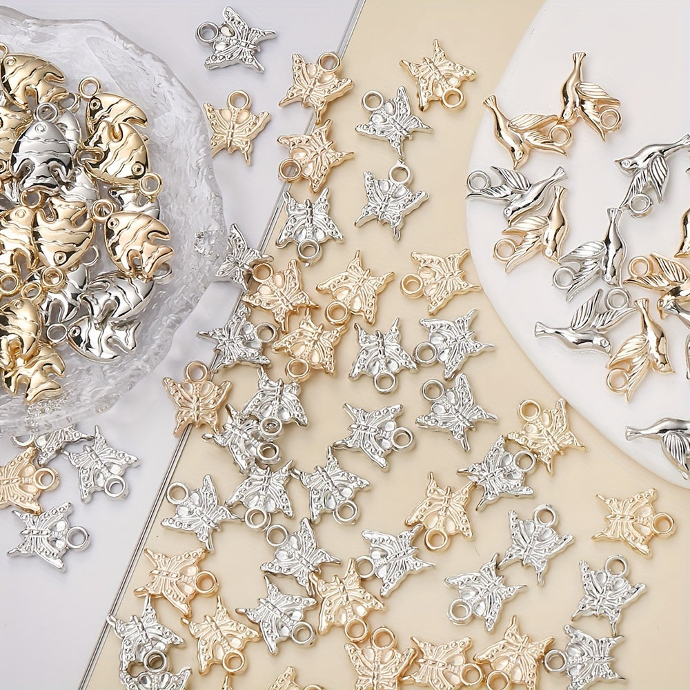 Bird Fish Butterfly Pattern Pendants