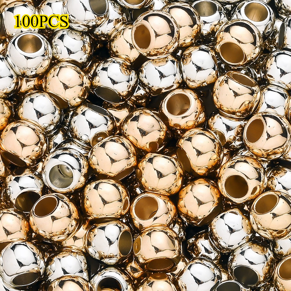 Large Hole CCB Spacer Beads