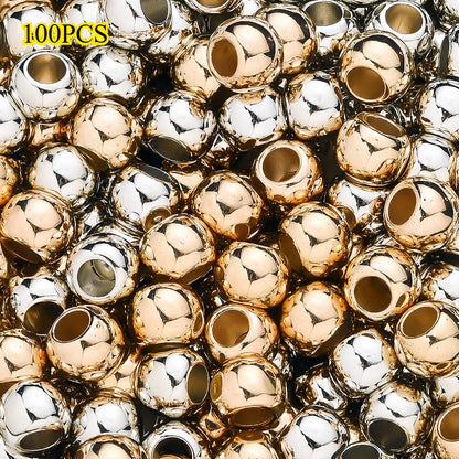 Large Hole CCB Spacer Beads