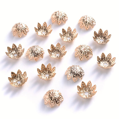 Lotus Metal Bead Caps