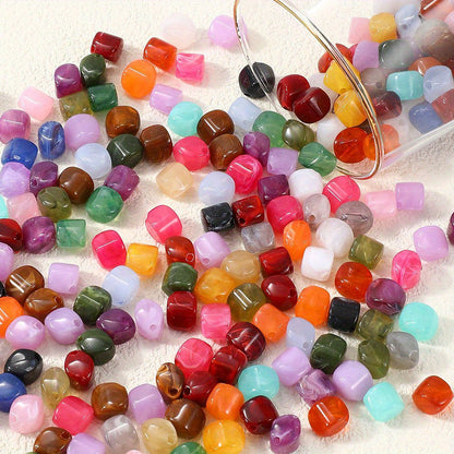 Vivid Acrylic Diamond Spacer Beads