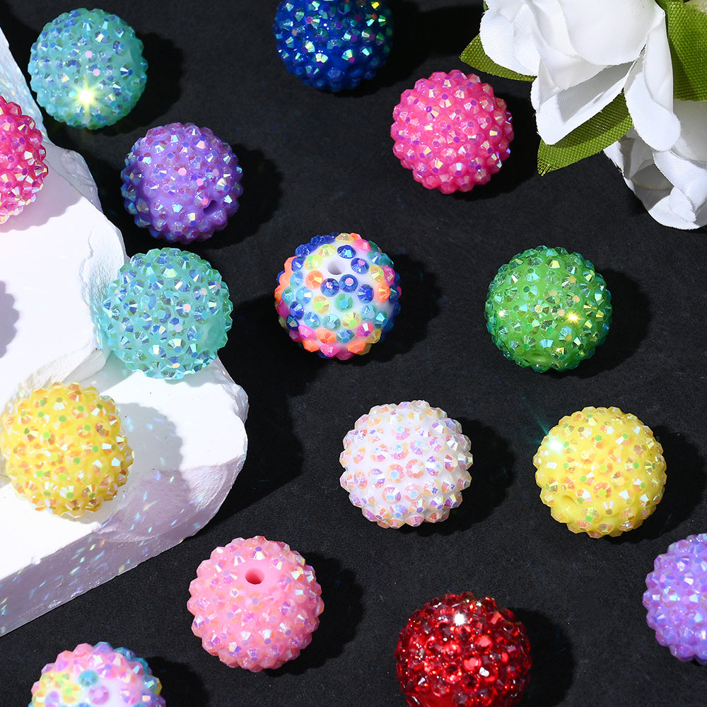 Rhinestone Rondelle Spacer Beads