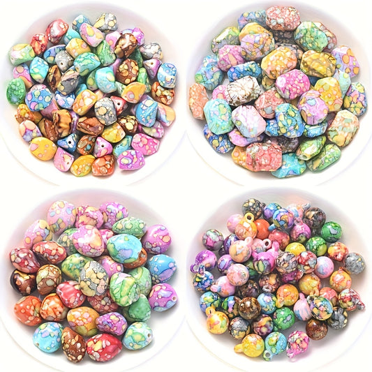 5/10pcs Colorful Acrylic Imitation Turquoise Beads