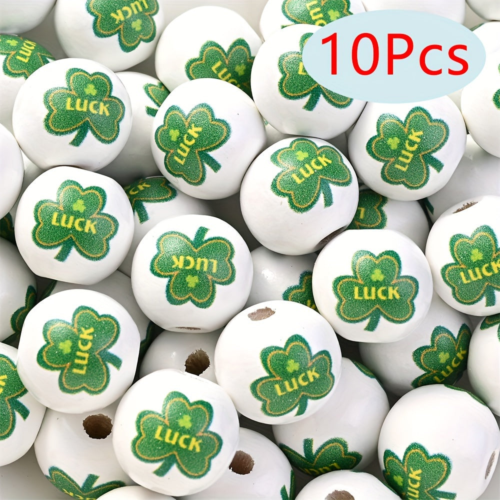 St. Patrick’s Day Wooden Beads