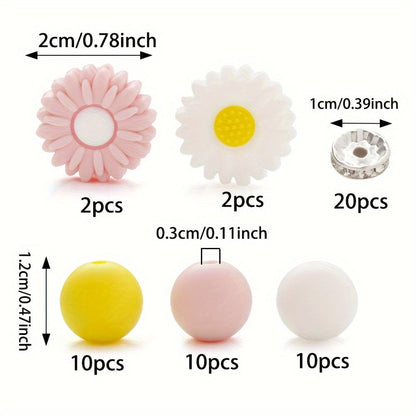 Daisy Series Silicone Beads