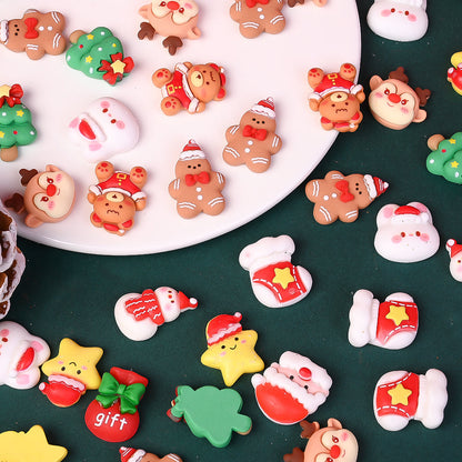 Christmas Resin Flatback Figurines