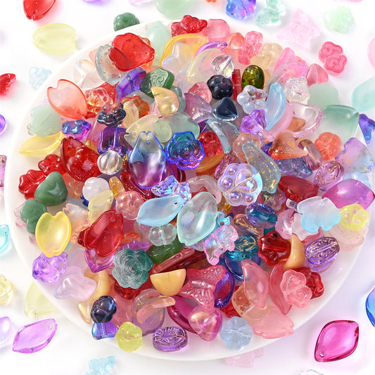 Mixed Style Glass Loose Beads