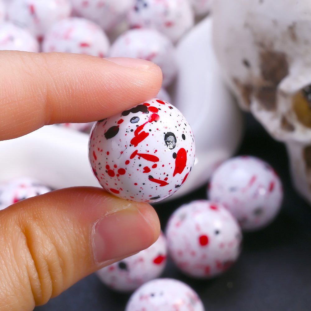 Dinosaur Egg Acrylic Spacer Beads