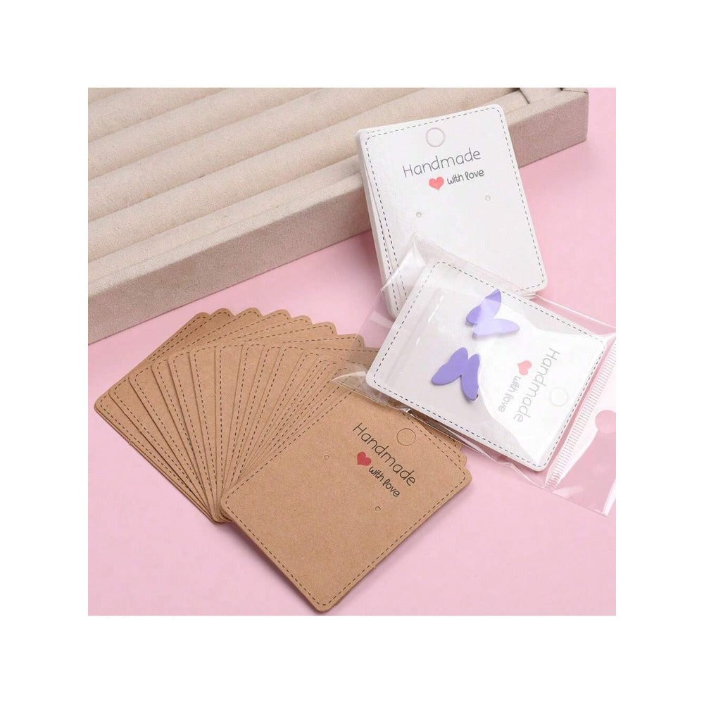 Handmade With Love Earring Display Cards