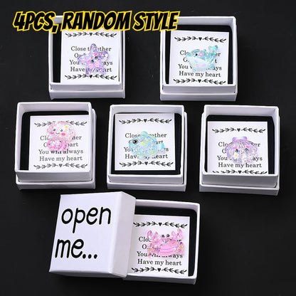 I Love You “Open Me” Surprise Resin Animal Gift Box