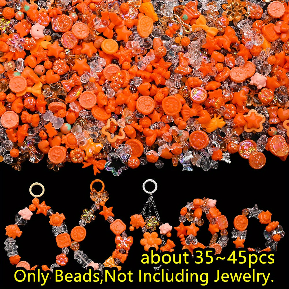 40g/bag Summer Color Acrylic Mixed Beads