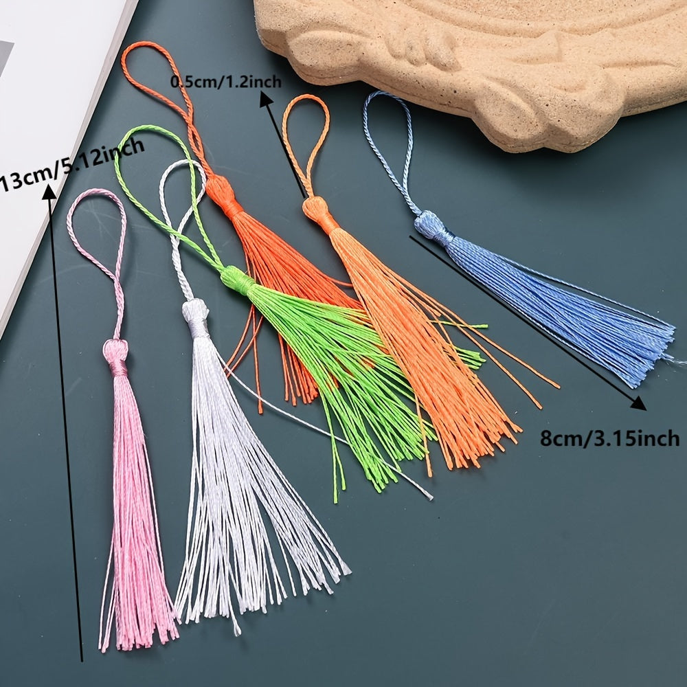 Vibrant Long Tassel Set
