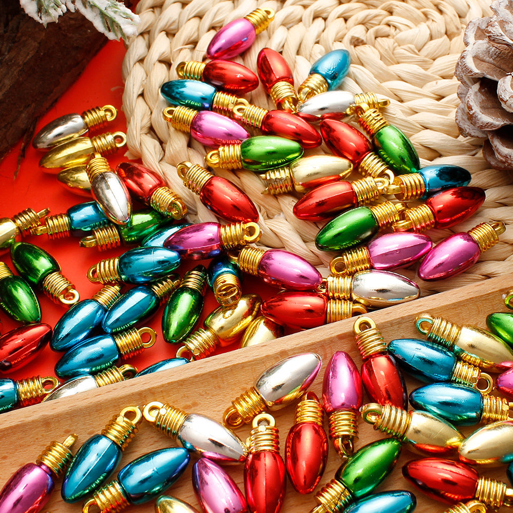 Mini Christmas Bulb Pendant Ornaments