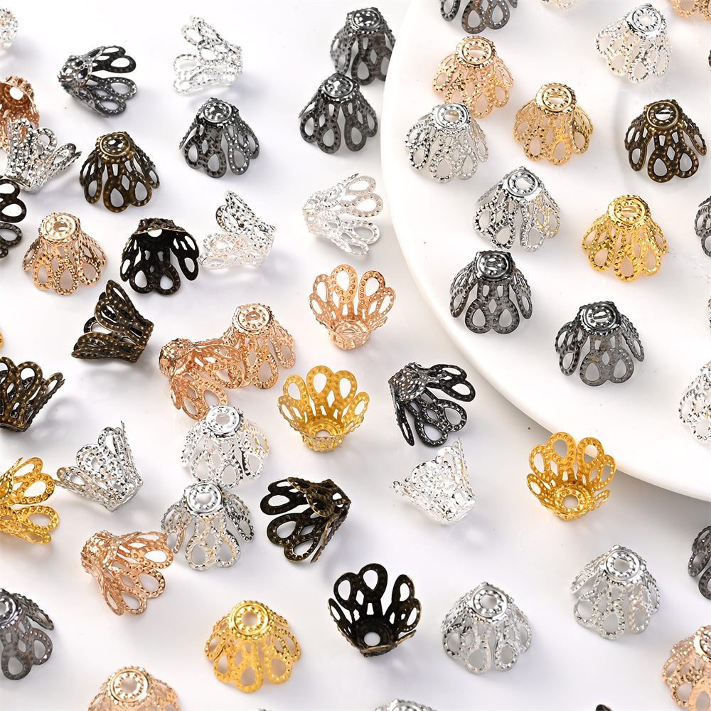 Wine Glass Bead Caps