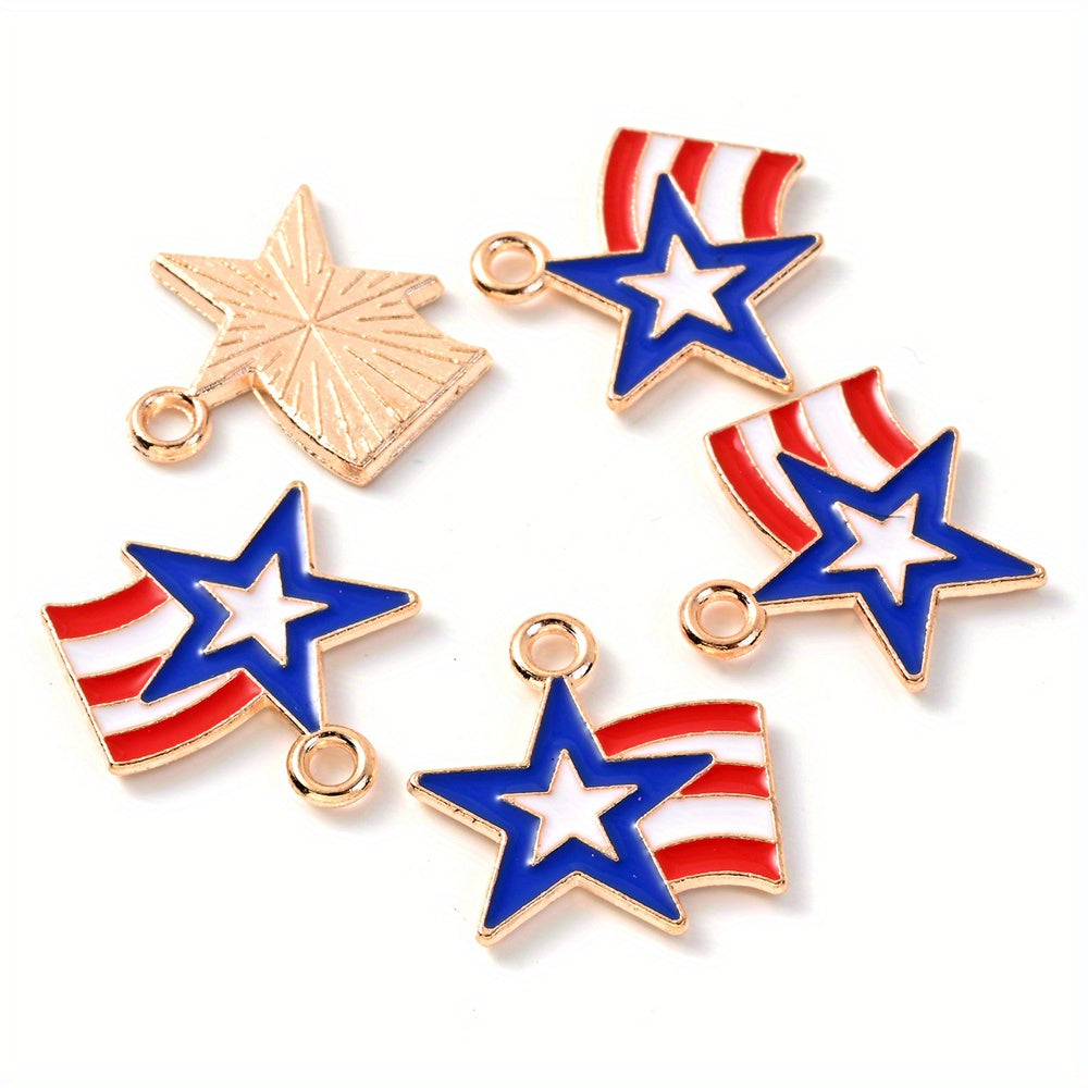 Independence Day Alloy Pendant Charms