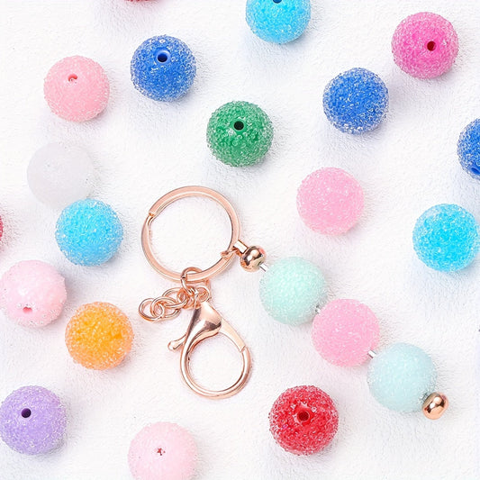 Mixed Color Round Resin Beads