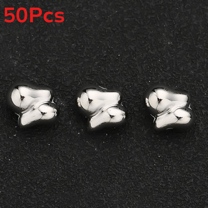 30/50PCS 14×11mm CCB Irregular Spacer Bead Set