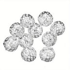 10-50pcs Alloy Spacer Beads Metal Hollow Out Round Loose Beads for Jewelry Making DIY Bracelet Necklace Accessories