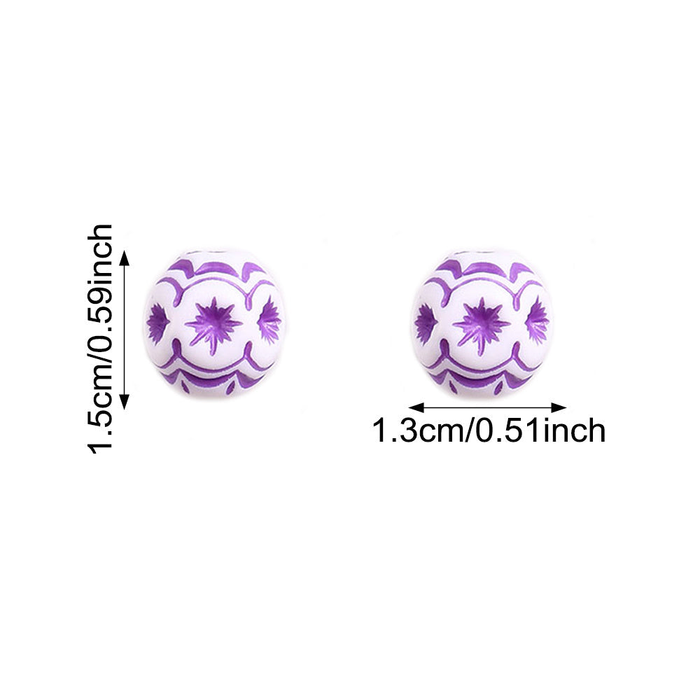 Skull Acrylic Spacer Beads