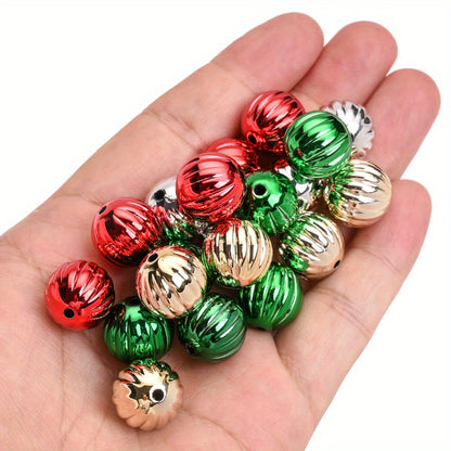 10pcs/set 16mm Christmas Resin Bubble Gum Beads