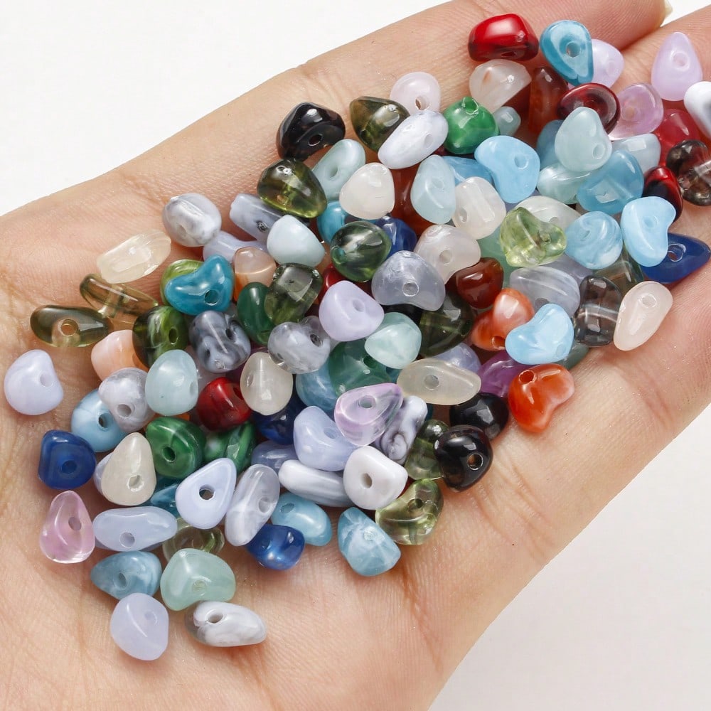 20/60/100g 4-9mm Acrylic Asymmetric Shape Beads