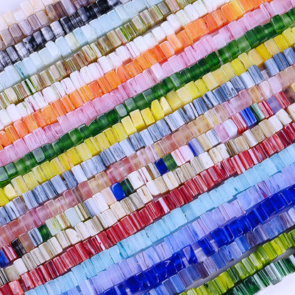 Square Natural Stone Beads