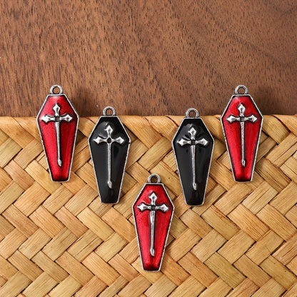 Halloween Coffin Alloy Charms