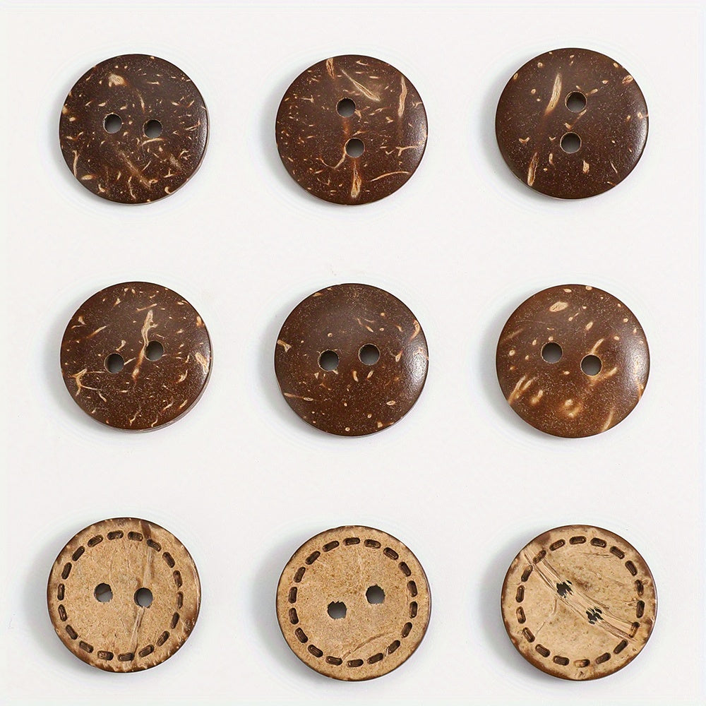 Natural Coconut Shell Buttons