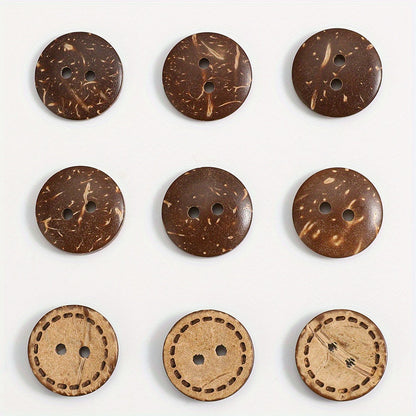 Natural Coconut Shell Buttons