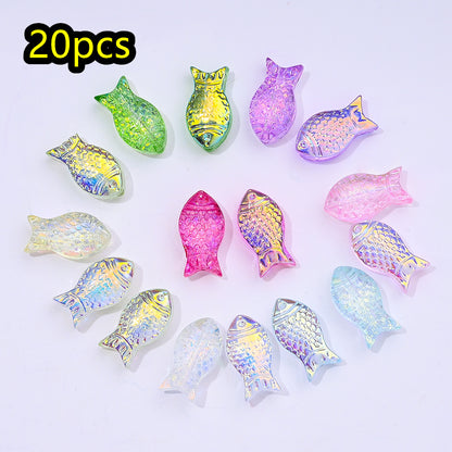 Gradient Goldfish Glass Beads