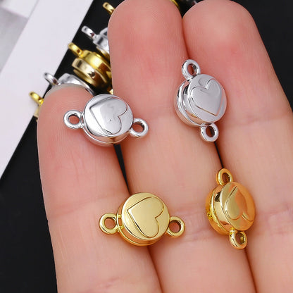 Heart Magnetic Clasp Connectors