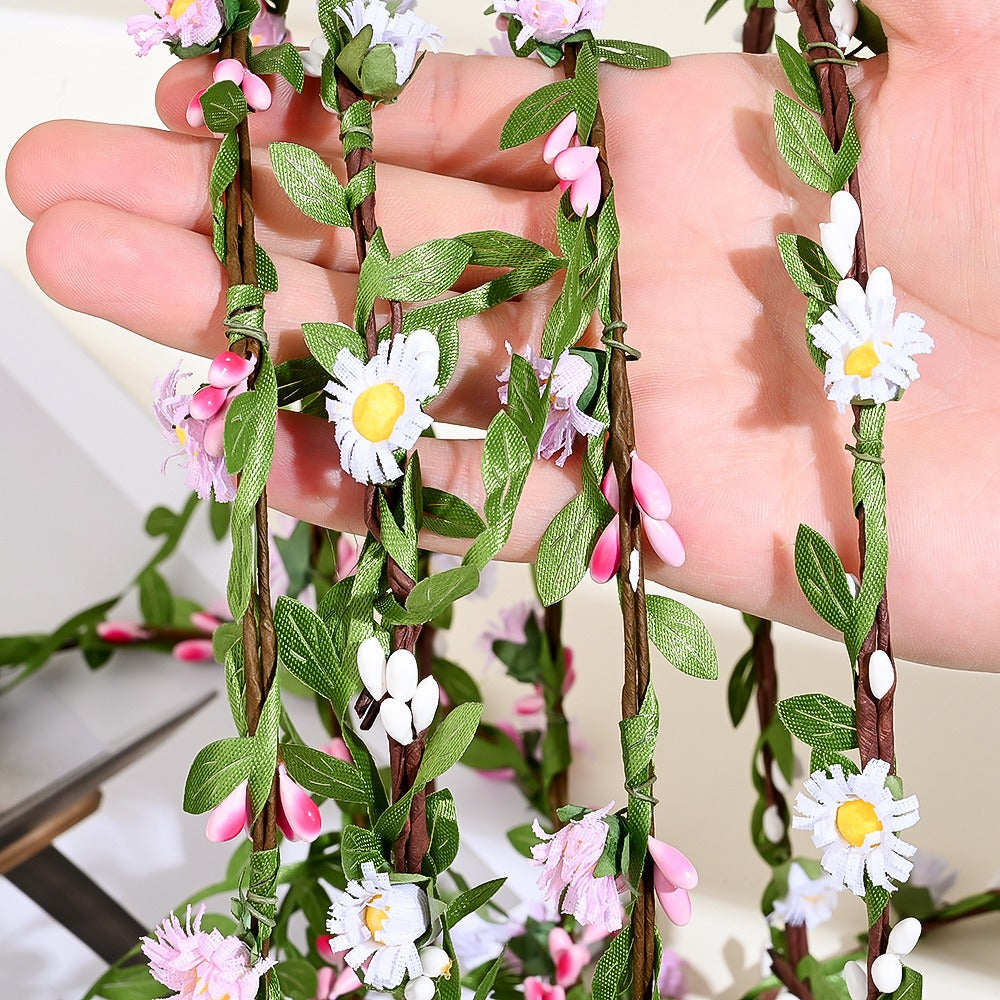 Bohemian Flower Crown Headband