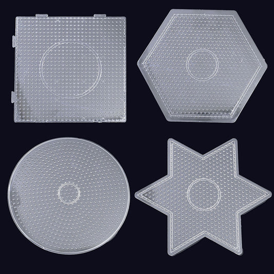 4-Pin Transparent Plastic Bead Board