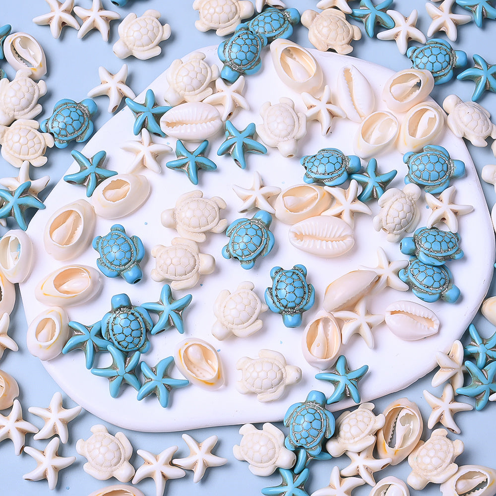 Sea Theme Turtle Starfish Beads