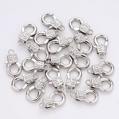 Mixed Color Metal Lobster Clasps