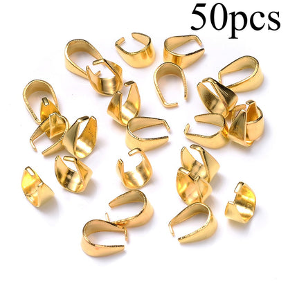 50-Piece Mini Seed Clasps for Jewelry Making
