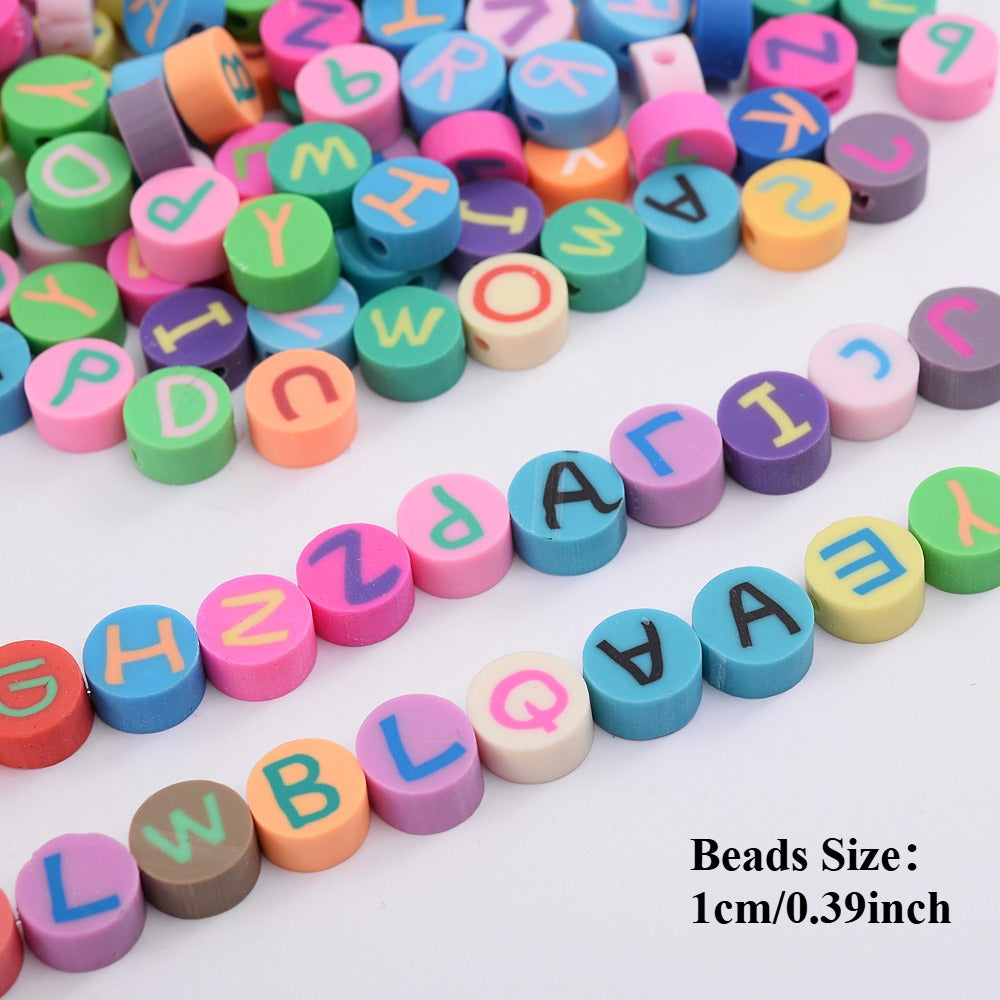 30/50pcs Colorful Clay Shape Beads
