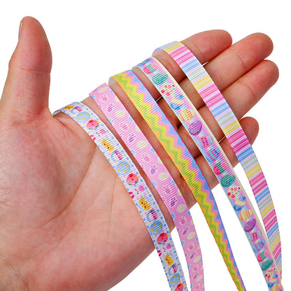 Easter Printed Polyester Ribbon