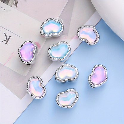 10pcs/set Mermaid Color CCB Beads