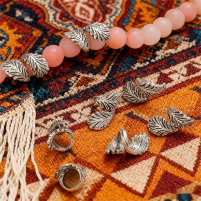 Vintage Double-Feather Angel Wing Beads