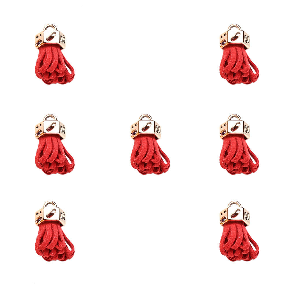 Fashion Mini Colorful Fringe with Golden Cap
