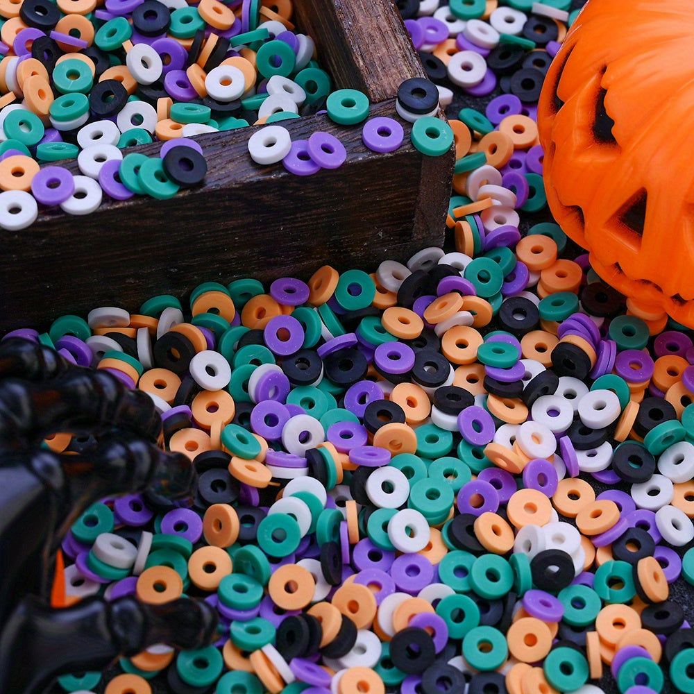 Halloween Polymer Clay Heishi Beads
