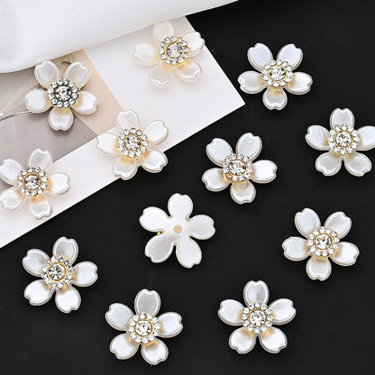 Five-Petal Flower Acrylic Bead Patches